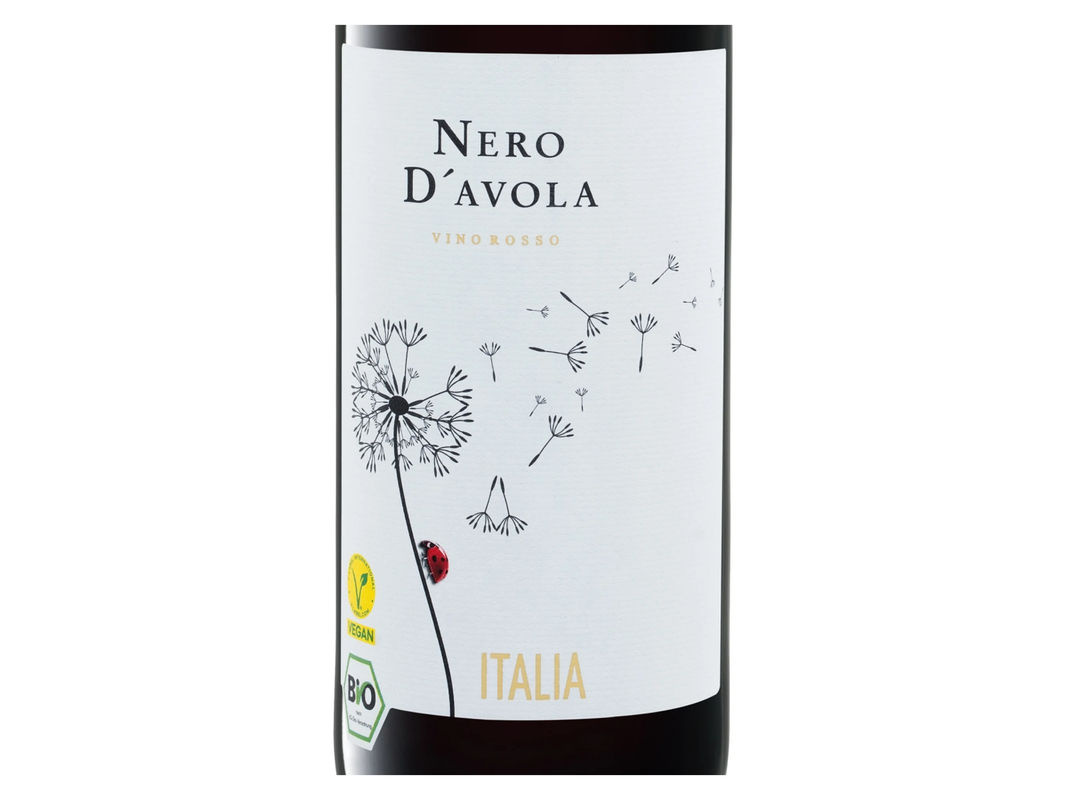 Käfer Nero d'Avola DOC Rotwein trocken 2024 vegan 0,75 l - Bild 2