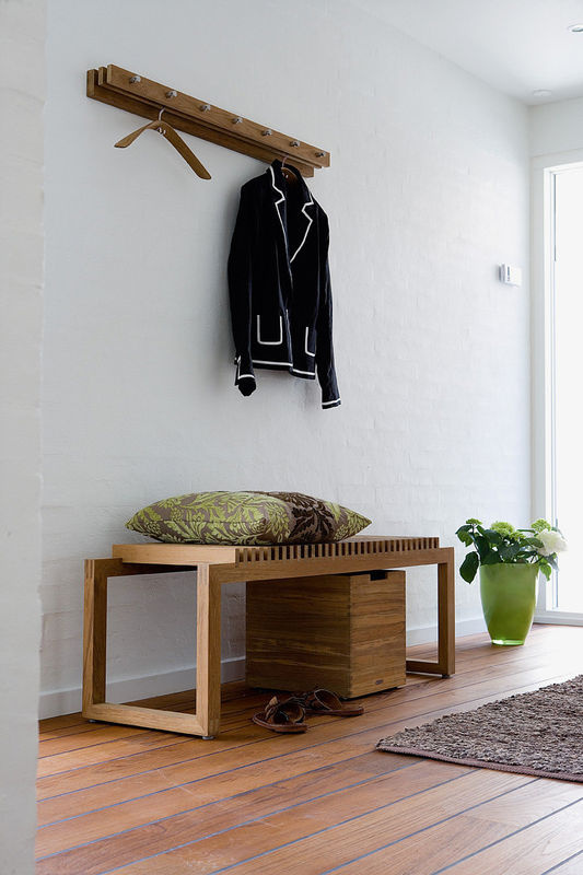 Skagerak By Fritz Hansen Cutter Kleiderleiste 100 in Braun aus Holz und Edelstahl - Bild 2