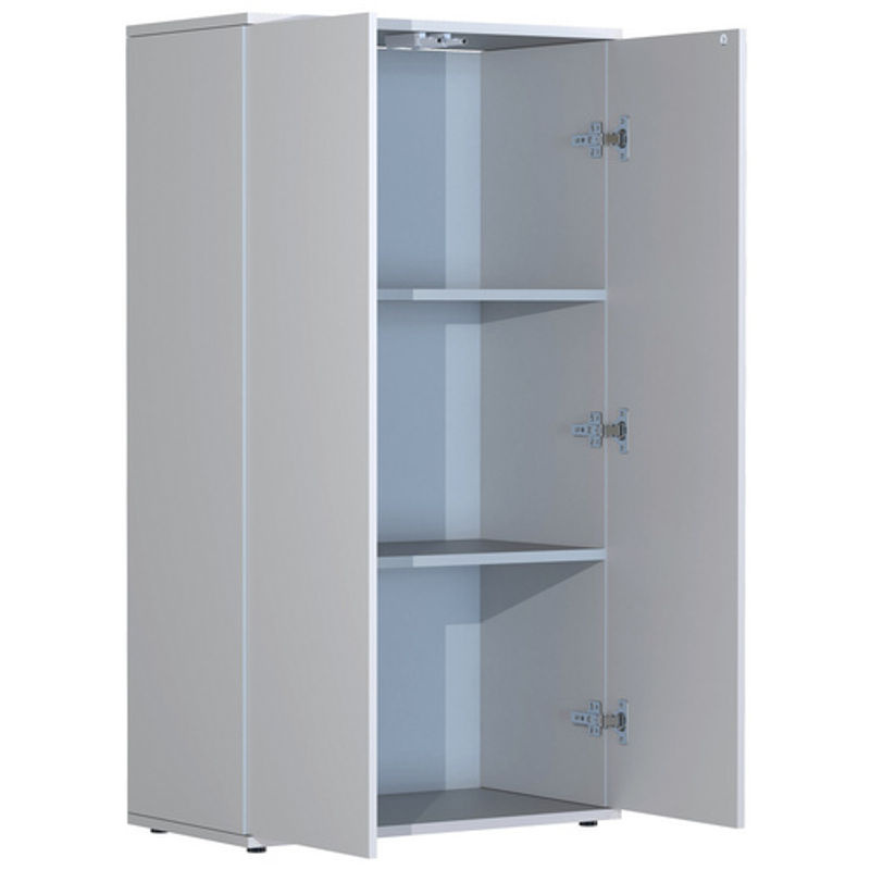 VCM Kommode Dalosa aus Holz in Weiss, B/H/T: 60 x 108 x 32 cm - Bild 2