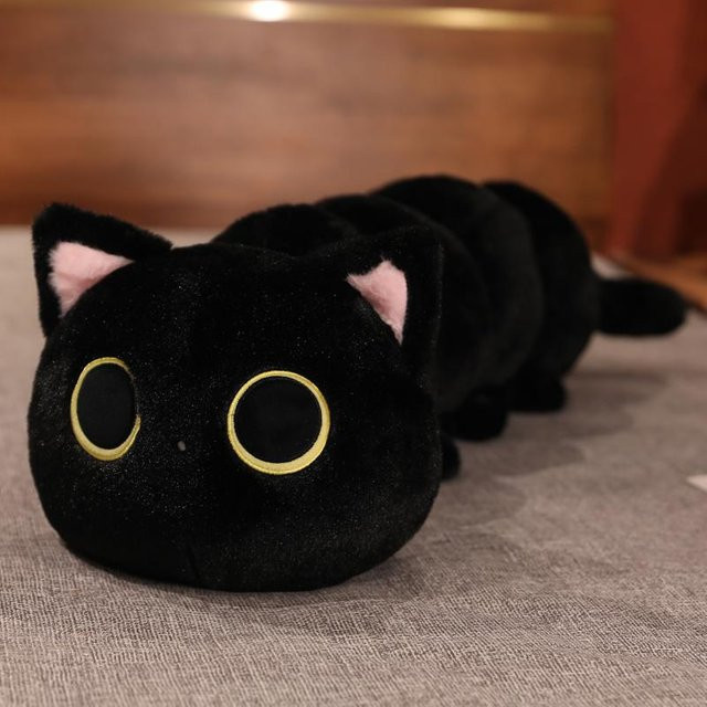 Yiran Health & Beauty Kreative Katze Raupe Plüschtier, 50cm - Bild 1