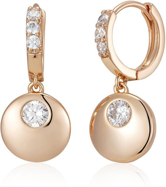 Ohrringe Roségold, Zirkon, Damen - Bild 1