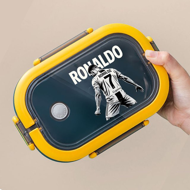 Potdemiel Cristiano Ronaldo Bento-Lunchbox, CR7-Lunchbox, doppelschichtig - Bild 1