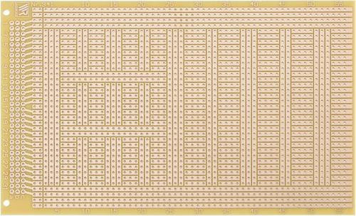 Rademacher WR-Typ 941 Europlatine Epoxyd in Gold, L 16 mm x B 10 mm, 35µm, Rastermaß 2.54 mm - Bild 1