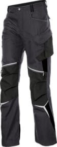 Kübler Arbeitshose BODYFORCE PRO PSA 2 in Anthrazit/Schwarz mit Reflexstreifen und Cordura-Material, Größe 40 - Bild 1