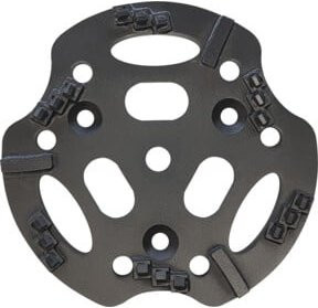 Roll PKD-Scheibe 18xPKD Trapez in Schwarz, Durchmesser: 250 mm - Bild 1