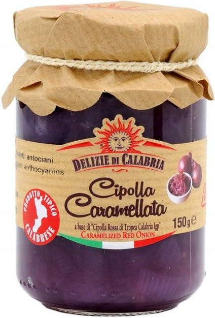 DELIZIE DI CALABRIA Karamellisierte Zwiebel aus Tropea IGP 150 g - Bild 1