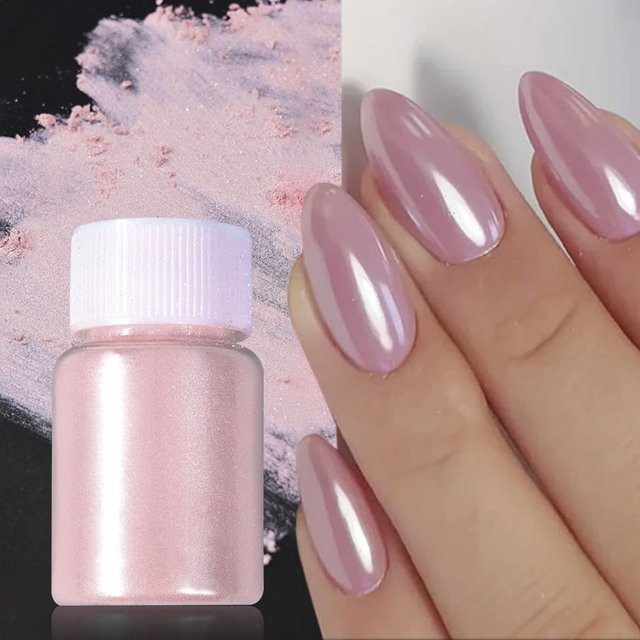 MingLee Nagelpulver Kirsche Rosa, 10g, Glänzend - Bild 1