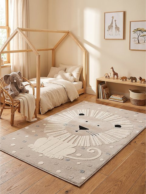 Kinderteppich Kurzflor Kadima Design von KADIMA DESIGN in Beige, B: 160 cm, T: 230 cm - Bild 1