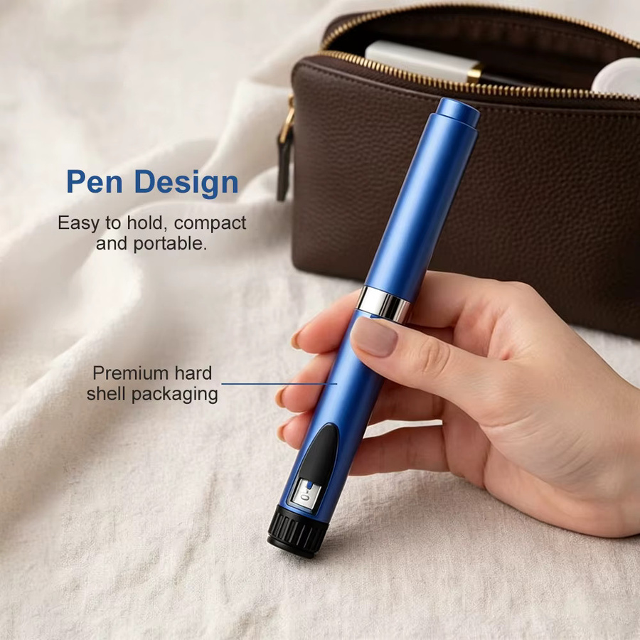SALORIE Insulin-Pen Peptid-Pen, 60 Stück, mit 2 Kartuschen und Reiseetui - Bild 2