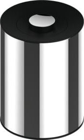 Keuco Abfallbehälter Plan mit Deckel, Schwarzgrau und Chrom-Finish, 5 l - Bild 1