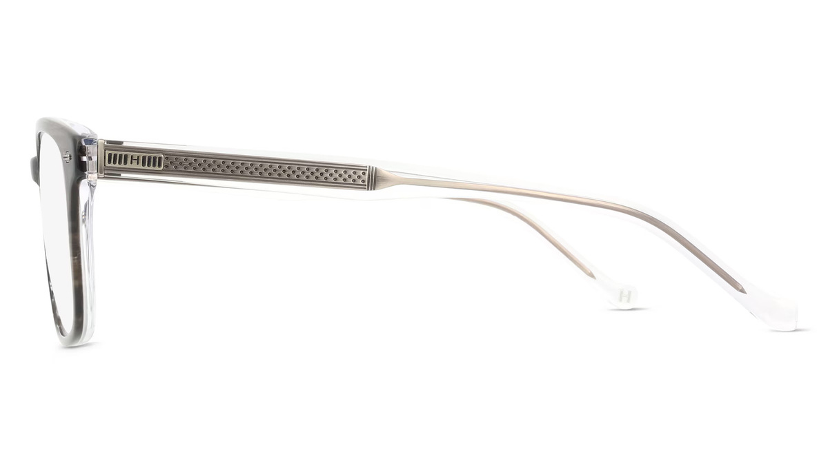 Hackett 339 Korrektionsbrille, Herren, Vollrand, Quadratisch, Acetat, Schwarz - Bild 1