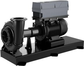 Grundfos Normpumpe NKE 200-400/312AA1F1AVSBQQVUW3 elektrisch geregelt in Schwarz - Bild 1