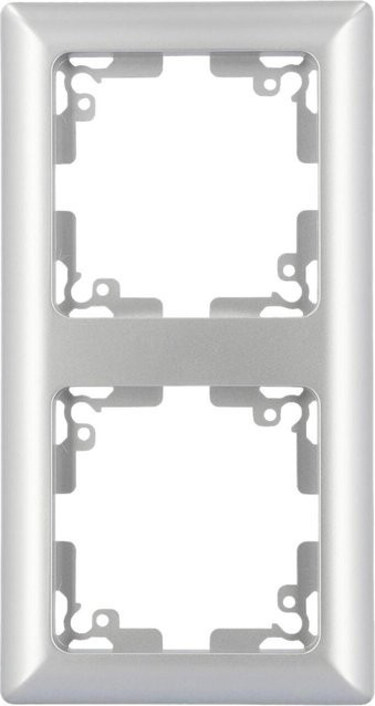 UniTec Abdeckrahmen Genua in Silber - Bild 1