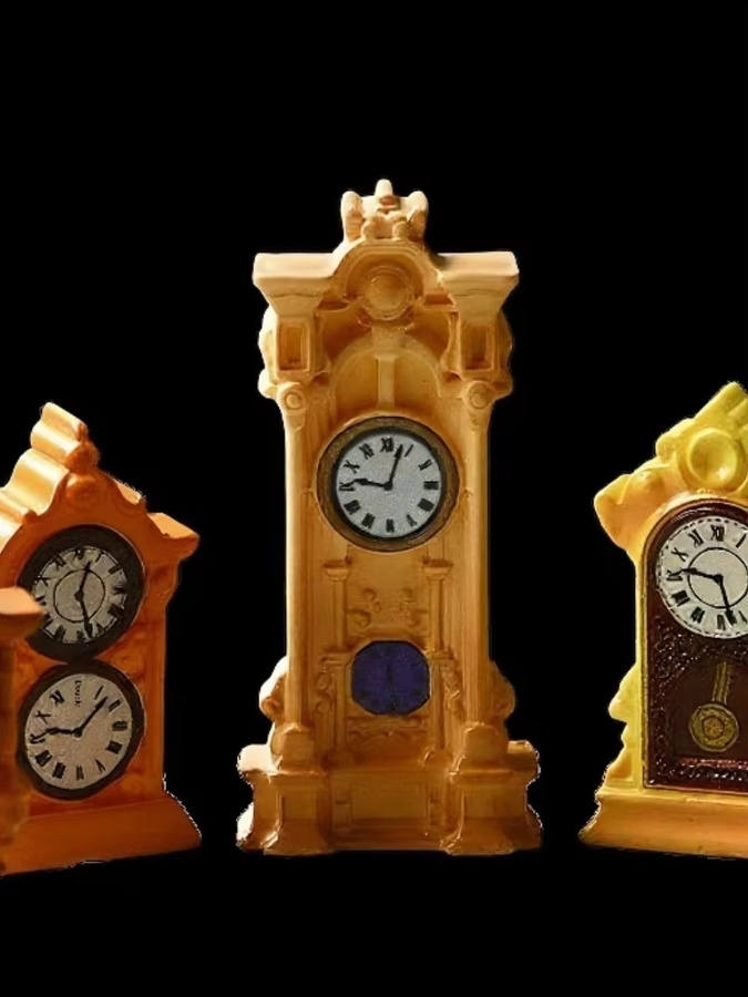 MYPANDA Puppenhaus Miniatur Wanduhr, Zubehör, 1/8 Stück, 1/12 - Bild 5