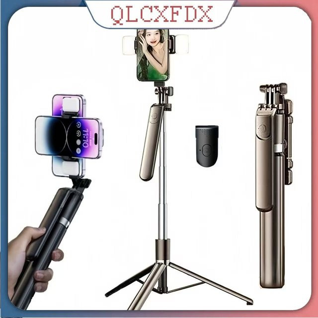 Multifunktionales Selfie-Stick-Stativ mit 360-Grad-Drehung für universelle Handy-Fotografie und Livestreaming - Bild 1