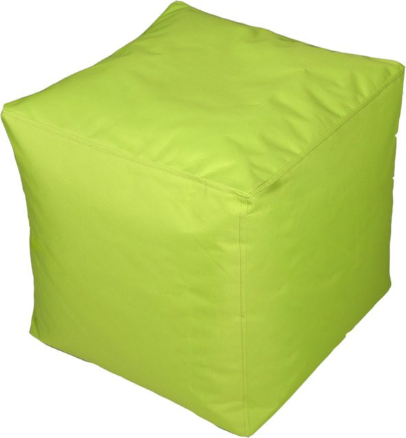 Kinzler Eckhocker modern in Apfelgrün wetterfest für Garten und Wohnzimmer - Bild 1