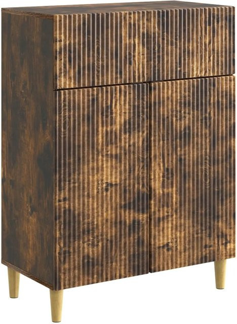 vidaXL Sideboard Modern Geräucherte Eiche Braun B/T/H: 66 x 34,5 x 90 cm - Bild 1