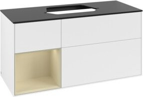 V&B Waschtischunterschrank Finion in Weiß lackiert, Breite: 120 cm, Tiefe: 50,1 cm, Höhe: 50,1 cm - Bild 1
