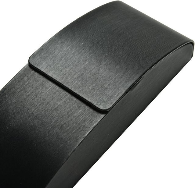 Beautymeaning Hartes Brillenetui Leder, Grey - Bild 1