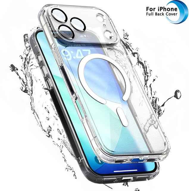 Apple MagSafe Original Schutzhülle Transparent für iPhone 17 Pro Max, 16 Plus und 17 Air - Bild 1