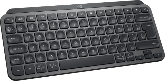 Logitech MX Keys Mini for Business kabellose Tastatur mit Bluetooth LE, Hintergrundbeleuchtung, QWERTY International Englisch, Graphit - Bild 1
