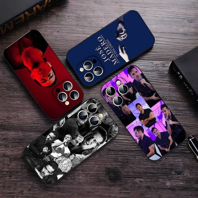 J-Jose M-Madero Handyhülle Schwarz für iPhone 17, 16, 15, 14, 13, 11 Pro Max, Plus, X, Xr, Xs Max und 13 Mini - Bild 1