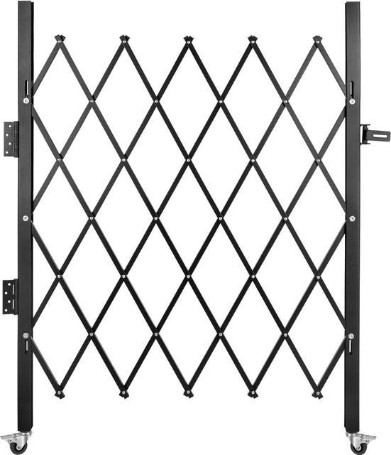 Faltbares Sicherheitstor von Buying Solutions, MB aus Stahl in Schwarz, B x H: 94 x 122 cm - Bild 1