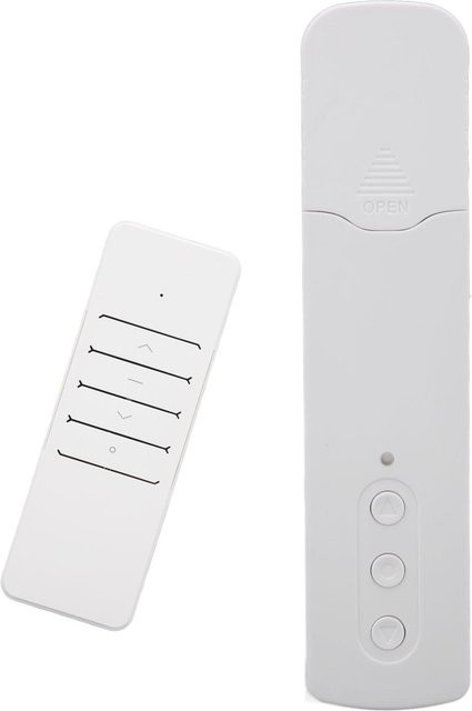 TOMTOP JMS Smart Rollo Motor mit WIFI und Sprachsteuerung, wiederaufladbarer elektrischer Kettenzug für Jalousien und Vorhänge, Weiß - Bild 1