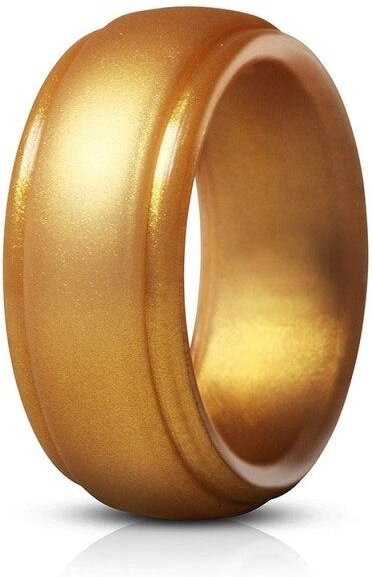 YIRAN Jewelry Silikonringe, Gold, Unisex, Größen 7–12 - Bild 1