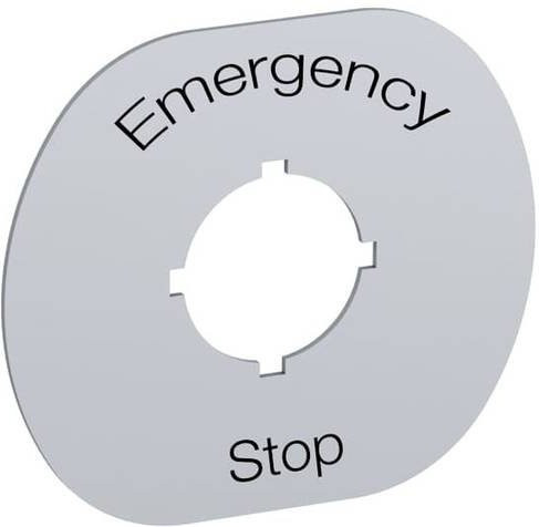 ABB MA6-1101 Abdeckung für EMERGENCY STOP in Gelb, Breite: 6,7 cm, Höhe: 0,1 cm - Bild 1