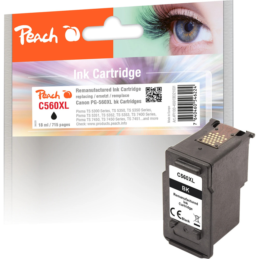 Canon PIXMA TS Tintenpatrone PG-560XL in Schwarz - Bild 1