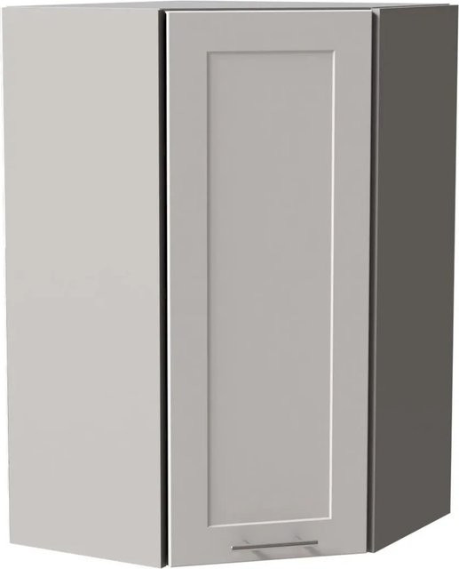 Feldmann-Wohnen Hängeschrank Oslo Küchenschrank Grau Weiß Matt B/T/H: 60 x 60 x 96 cm - Bild 1