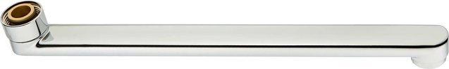 LUX-TOOLS S-Auslauf aus Messing in Chrom, G 3/4, Länge: 250 mm - Bild 1