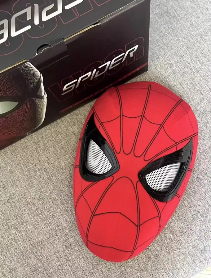 Hot Toys Marvel Spider-Man Miles Morales Headset, Halloween, Leuchtende Blinkende Augen - Bild 4