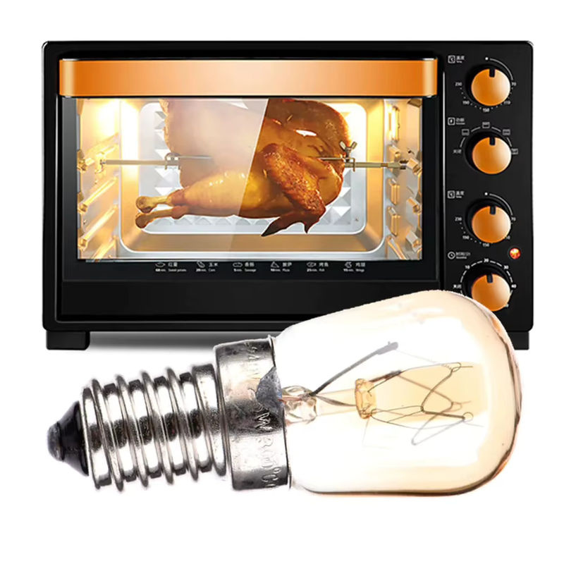 Vibratite 4er Set E14 Globe Glühbirnen aus Glas, transparent, 15W 25W Ersatzlampen für Salzlampen, Kronleuchter und Küchengeräte - Bild 2