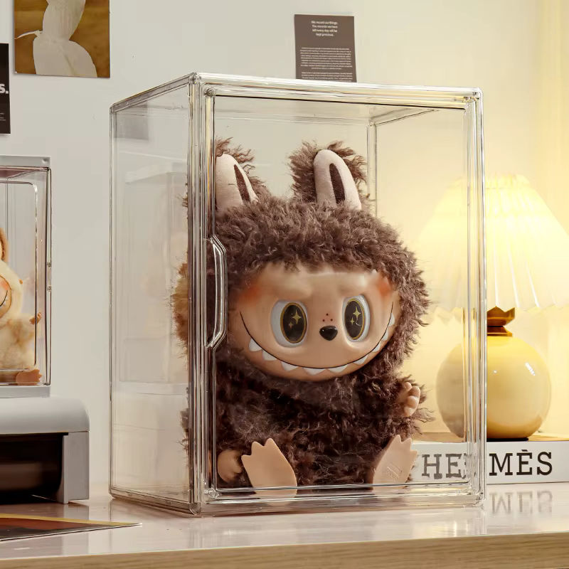 Labubu Display Box Transparent aus Kunststoff für Blind Box Modelle und Vinyl Figuren als rechteckige Vitrine - Bild 2