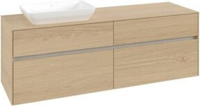 V&B Waschtischunterschrank Collaro in Nordic Oak mit Waschbecken links, B/T/H: 160 x 54,8 x 50 cm - Bild 1