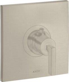 Hansgrohe Axor Citterio HF UP-THM Fertigset mit Hebelgriff, Thermostat und Safety Stop, brushed nickel - Bild 1