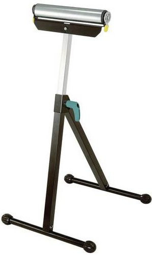 Wolfcraft Rollenbock 6119973 höhenverstellbar und klappbar in Schwarz - Bild 1
