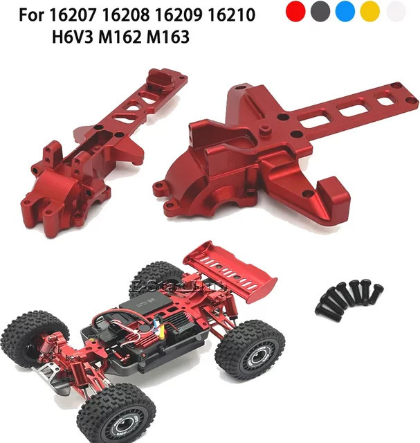 E-Star Hub Getriebeabdeckungen vorne und hinten, Metall, Rot, Zubehör - Bild 1