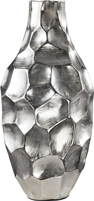 riess-ambiente Vase ORGANIC ORIENT in Silber mit Hammerschlag Design aus Metall, Höhe: 45 cm - Bild 1