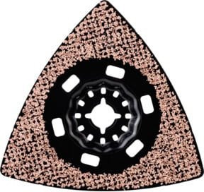 Bosch Expert Schleifplatte AVZ 90 RT4 für Multifunktionswerkzeuge, Delta-Form, Körnung 40, Breite: 9 cm - Bild 1