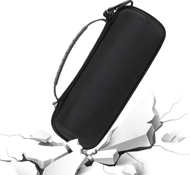 JBL Umhängetasche mit verstellbarem Schultergurt und harter EVA-Lautsprecherhülle für JBL Flip 7 in Schwarz oder Grau - Bild 1