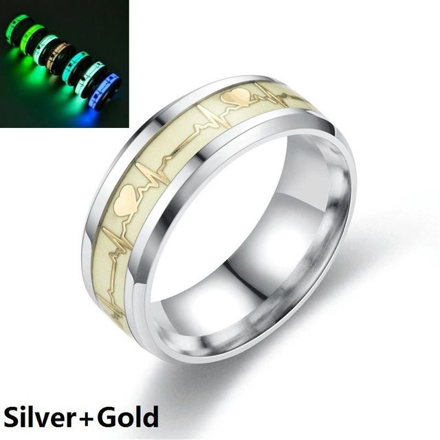 Ring, blau, Liebesherz, Kupfer, Damen - Bild 1