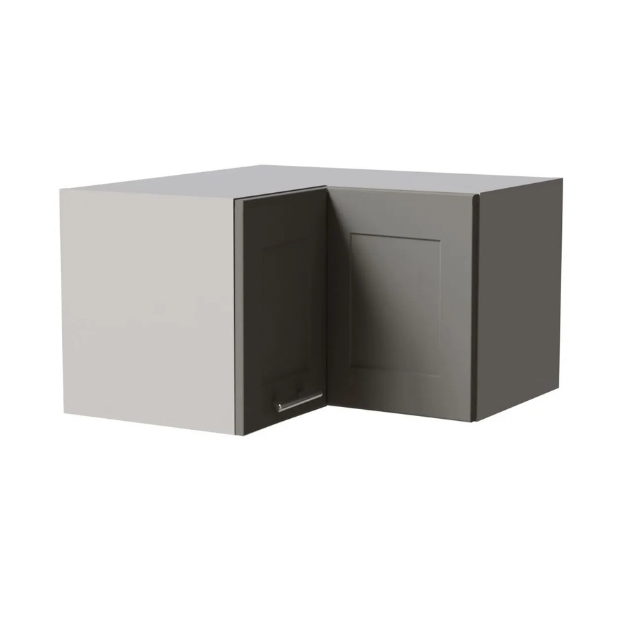 Feldmann-Wohnen Eckhängeschrank Oslo in Grau Matt mit Soft-Close-Funktion, B/T/H: 60 x 60 x 36 cm - Bild 2