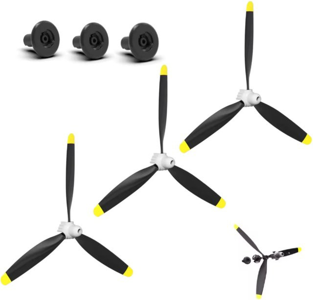 VolantexRC Mini P-47 76116 / Mini F4U 76108B Flugzeug, RC-Teil, 3-teiliges Set - Bild 1