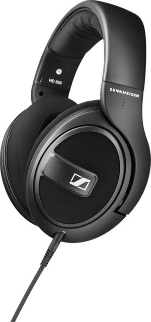 Sennheiser HD 569 Over-Ear Kopfhörer mit Kabel in Schwarz - Bild 2