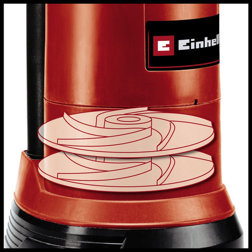 Einhell Regenfasspumpe GE-PP 5555 RB-A Tauchdruckpumpe in Rot - Bild 6