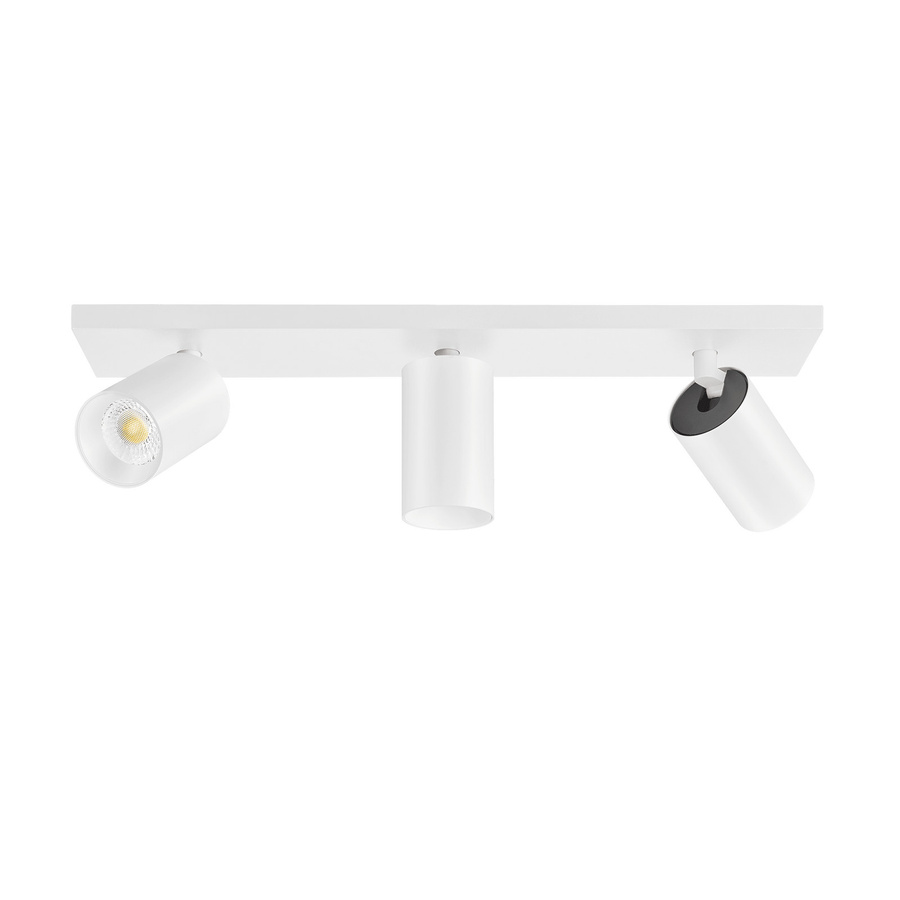 Luxvenum SIGNATURE 24V DC Deckenleuchte, 3-flammig, 3x 6W LED, dimmbar, Weiß Matt, Aluminium - Bild 1