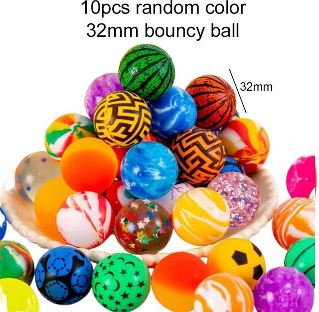 Fashnics Elastischer Gummi Ball, 10-teiliges Set, ab 6 Jahren - Bild 1